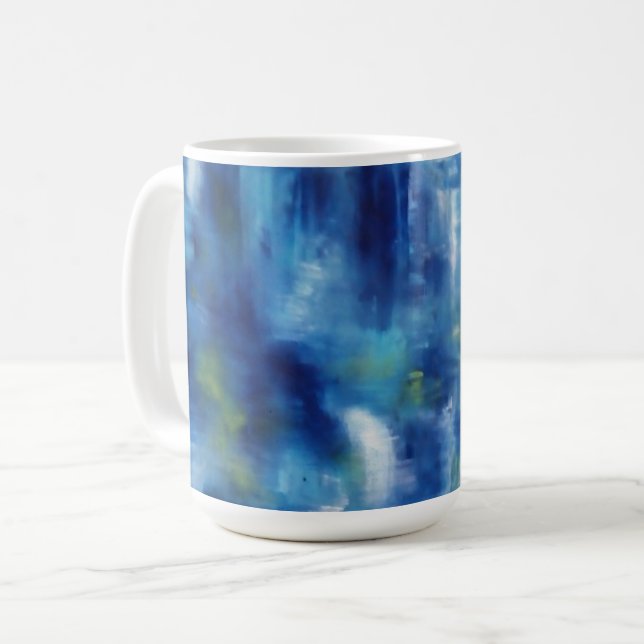 Beruhigende Wasser-Tasse Kaffeetasse (Vorderseite Links)