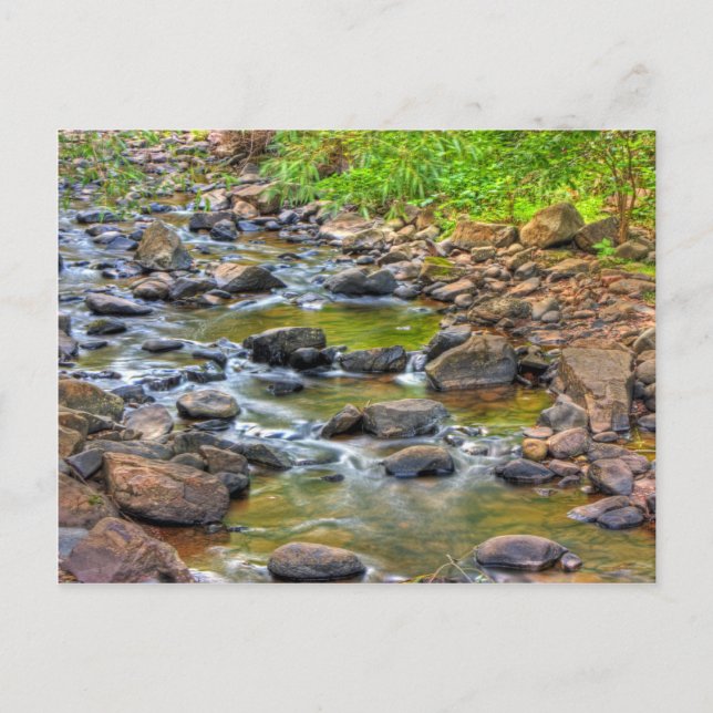 beruhigender Stream Postkarte (Vorderseite)