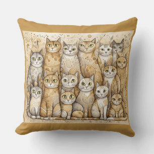 beruhigendes Katzenkissen Kissen
