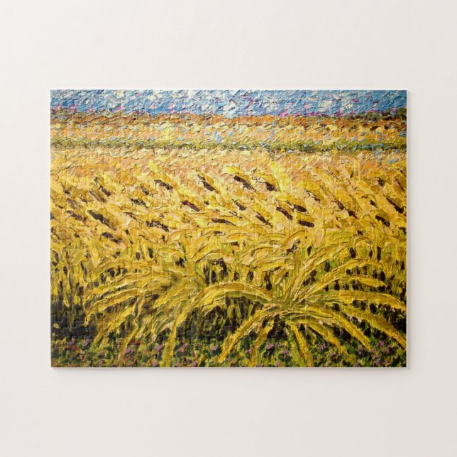 Beruhigendes schwieriges Puzzle des Feldes… (Horizontal)