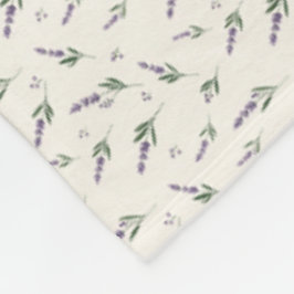 Beruhigendes Wasserfarben-Lavendel und Winterbeere Fleecedecke