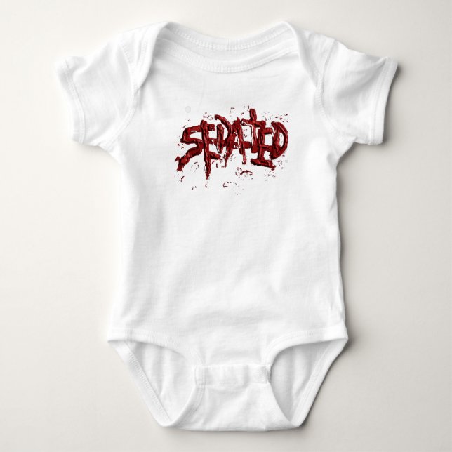 Beruhigtes Baby One-Z Strampler (Vorderseite)