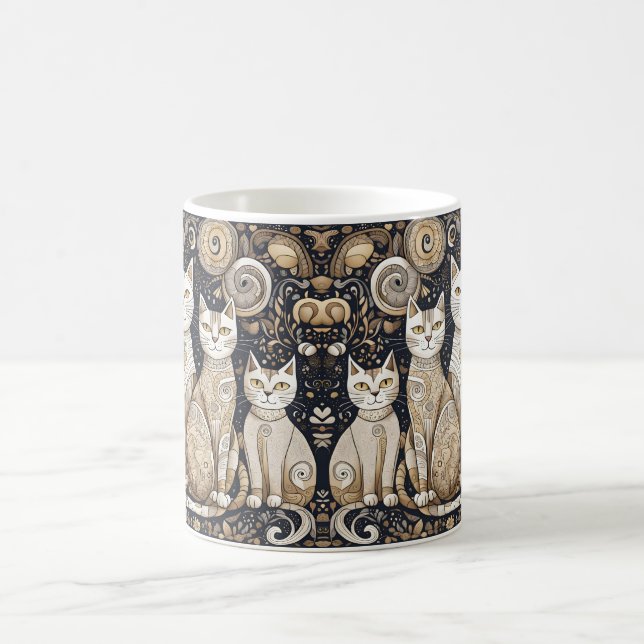 Beruhigungskatzen Kaffee Tasse (Mittel)