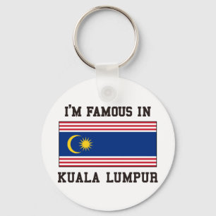 Berühmt in Kuala Lumpur Schlüsselanhänger