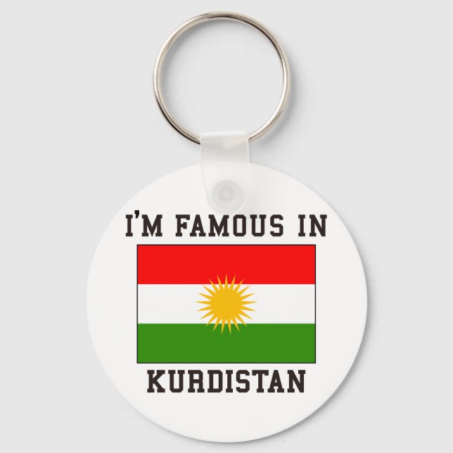 Berühmt in Kurdistan Schlüsselanhänger (Vorderseite)
