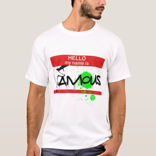 Berühmt T-Shirt (Vorderseite)