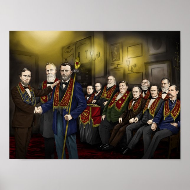 Berühmte amerikanische ungerade Fellows aus der Mi Poster (Vorne)