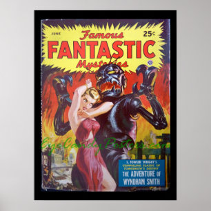 Berühmte fantastische Geheimnisse 13_Pulp Art Poster