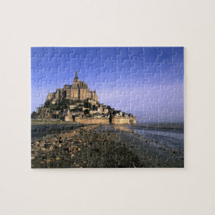 Berühmte Festung Le Mont St. Michel auf der Insel Puzzle