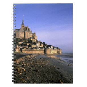 Berühmte Festung Le Mont St. Michel Insel in Notizblock