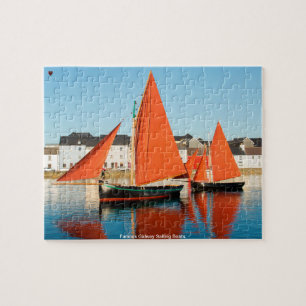 Berühmte Galway-Segelboote. Puzzle