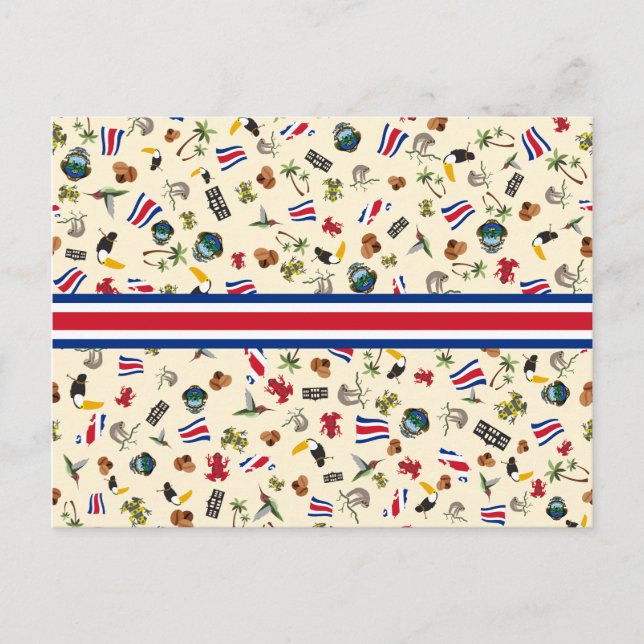 Berühmte Gegenstände aus Costa Rica - Gruß aus Dsc Postkarte (Vorderseite)