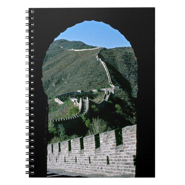 Berühmte Große Mauer der China - Peking, Asien Notizblock (Vorderseite)