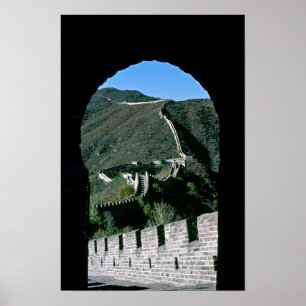 Berühmte Große Mauer der China - Peking, Asien Poster