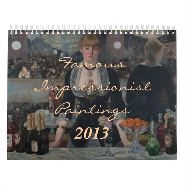 Berühmte impressionistische Bilder ~ Änderungen an Kalender (Titelbild)