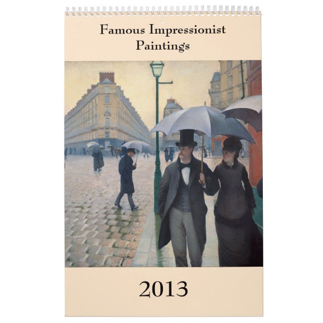 Berühmte impressionistische Malerei ~ Änderungen a Kalender (Titelbild)