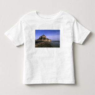 Berühmte Insel-Festung Le Mont St. Michel in Kleinkind T-shirt