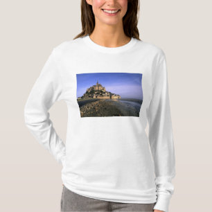 Berühmte Insel-Festung Le Mont St. Michel in T-Shirt