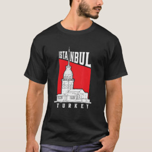 Berühmte Istanbul-Sehenswürdigkeiten Maidenu2019s T-Shirt