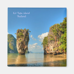 Berühmte Ko Tapu Insel in Thailand Magnet