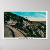 Berühmte Kreislaufbrücke, LoweMt. Lowe, CA