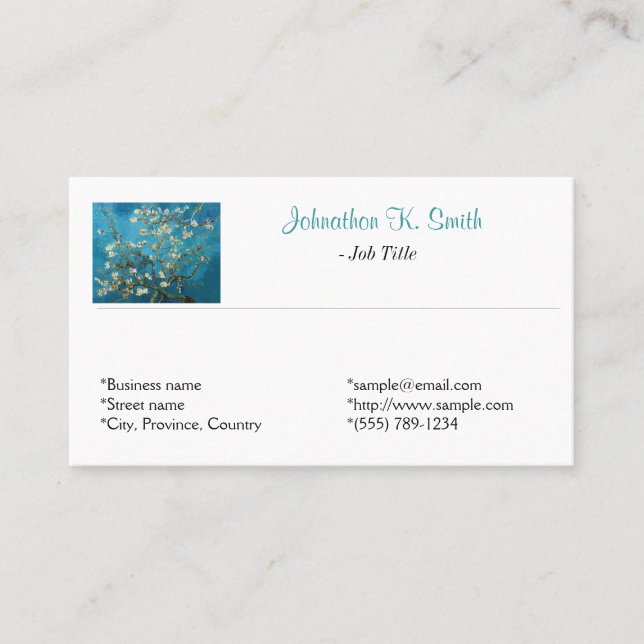 Berühmte Kunst Bellinzona Visitenkarte (Vorderseite)