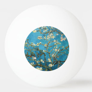 Berühmte Kunst - blühender Mandelbaum. Vincent van Tischtennisball