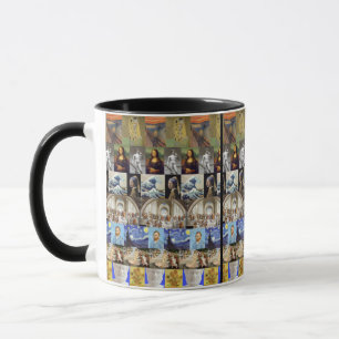 Berühmte Kunstcollage, Tasse