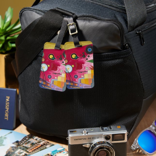 Berühmte Malerei Rot Gepäckanhänger (Vorderseite & Rückseite)