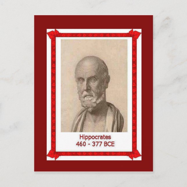 Berühmte Menschen, Hippokrates, Postkarte (Vorderseite)