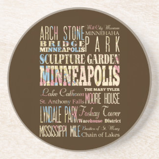 Berühmte Orte von Minneapolis, Minnesota Untersetzer