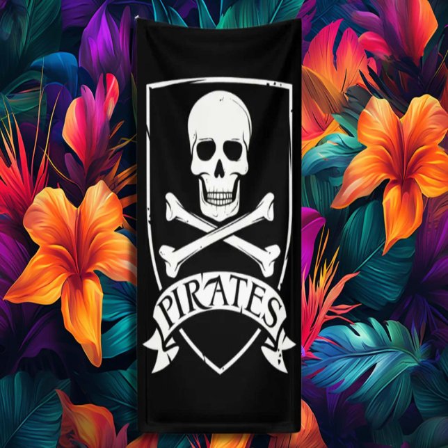 Berühmte Pirate Skull Bones Banner (Von Creator hochgeladen)