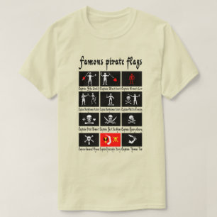 Berühmte Piratenflaggen T-Shirt