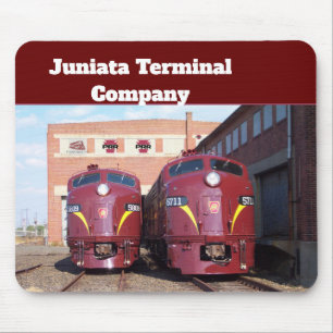 Berühmte restaurierte Pennsylvania Eisenbahn Lokom Mousepad