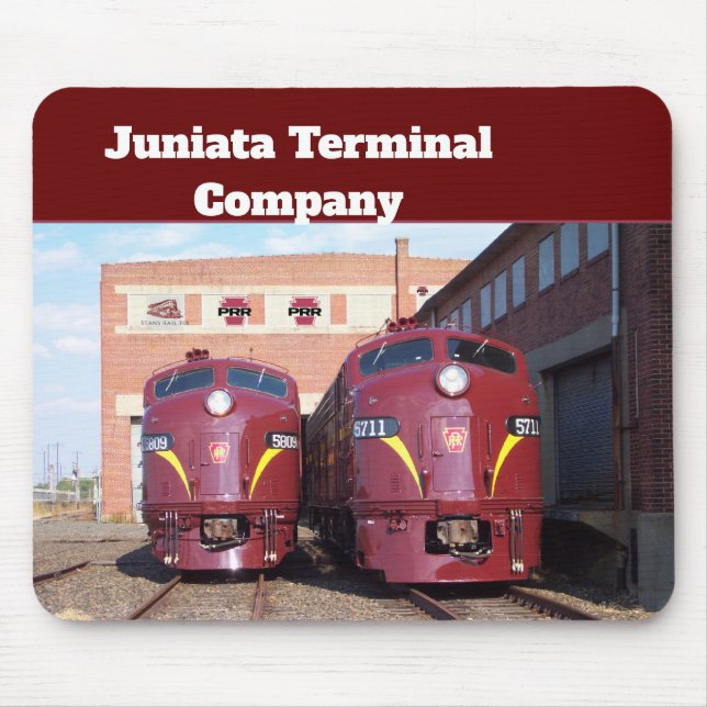 Berühmte restaurierte Pennsylvania Eisenbahn Lokom Mousepad (Vorne)