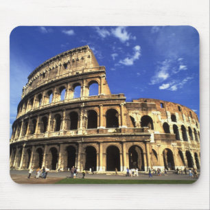 Berühmte Ruinen des Kolosseums in Rom, Italien Mousepad