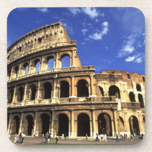 Berühmte Ruinen des Kolosseums in Rom, Italien Untersetzer