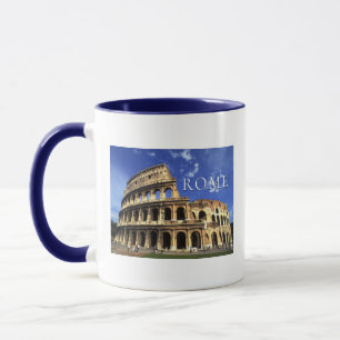 Berühmte Ruinen des Kolosseums Rom Italien Tasse