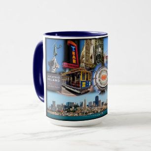 Berühmte Sehenswürdigkeiten von San Francisco Tasse