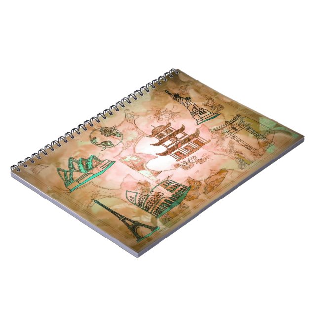 Berühmte Sites Notizblock (Linke Seite)