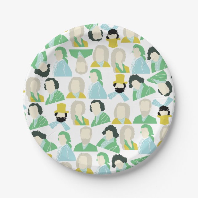 Berühmte Teller von Komponisten (Vorderseite)