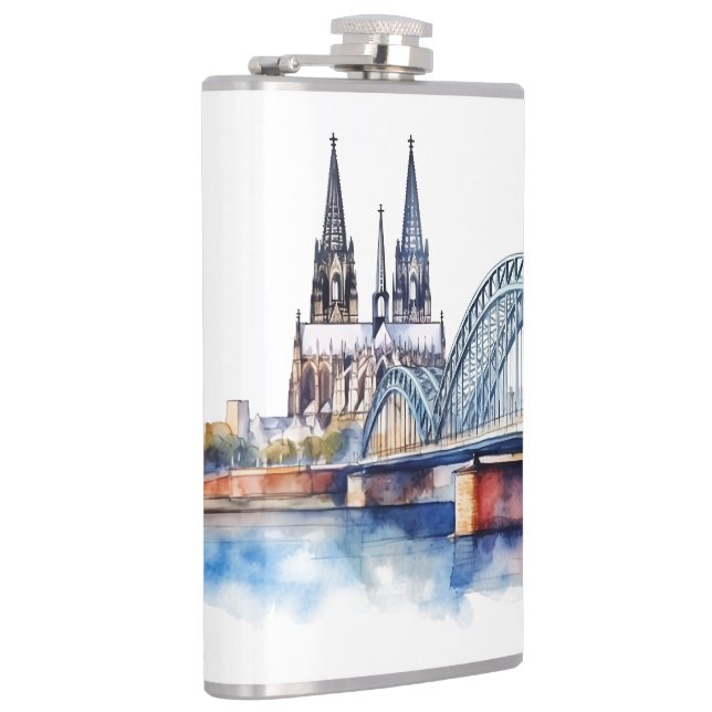 Berühmte Wahrzeichen Design Flachmann (Rechts)
