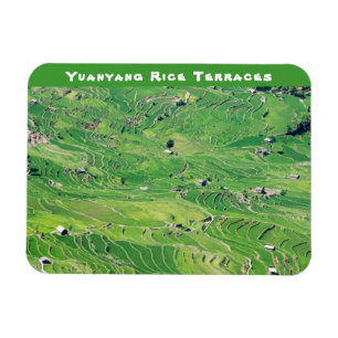Berühmte Yuanyang Rice Terraces - Yunnan, China Magnet