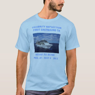 Berühmtenreflexion TA-Blau T-Shirt