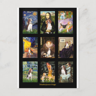 Berühmter Art Beagle Comp 1 Postkarte