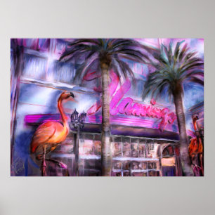Berühmter Flamingo Poster