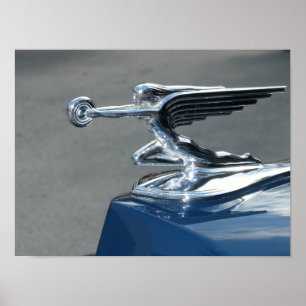 Berühmter Fliegender Damen-Automaskottchen Poster