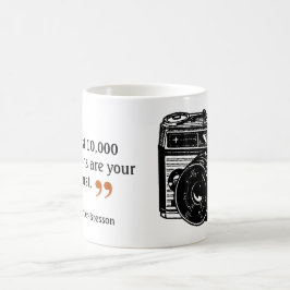 Berühmter Fotograf Zitat 3 Vintages Kamerabild Tasse