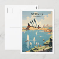 Berühmter Reiseort Sydney Australien im Vintage-St
