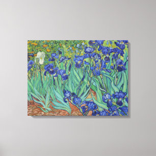 Berühmtes Blaue Schwertlilien-Blumen-Ölgemälde von Leinwanddruck